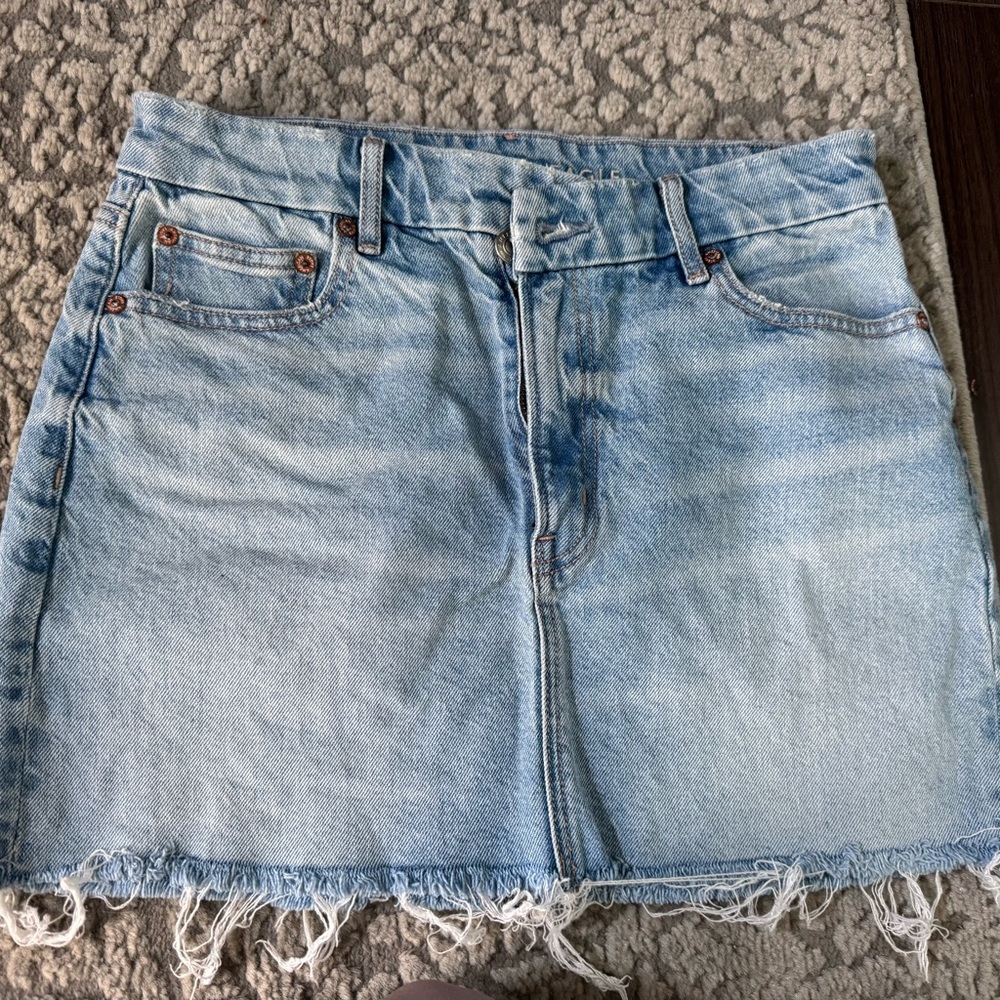 American eagle denim skirt